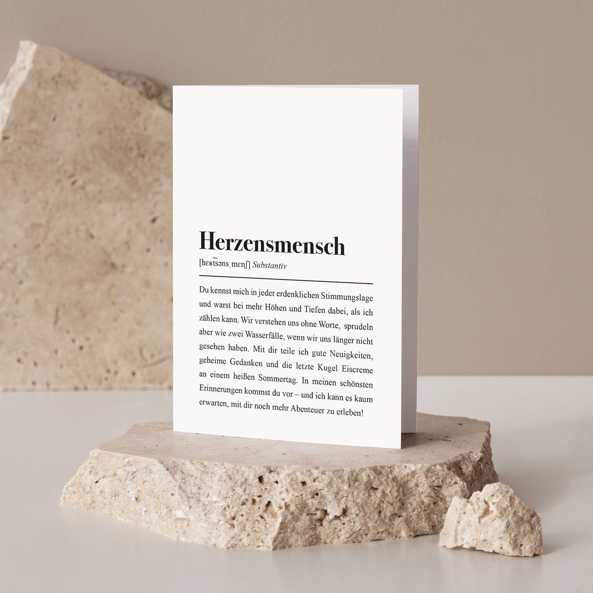 Geschenkidee zum Geburtstag: Karte für Best Friends