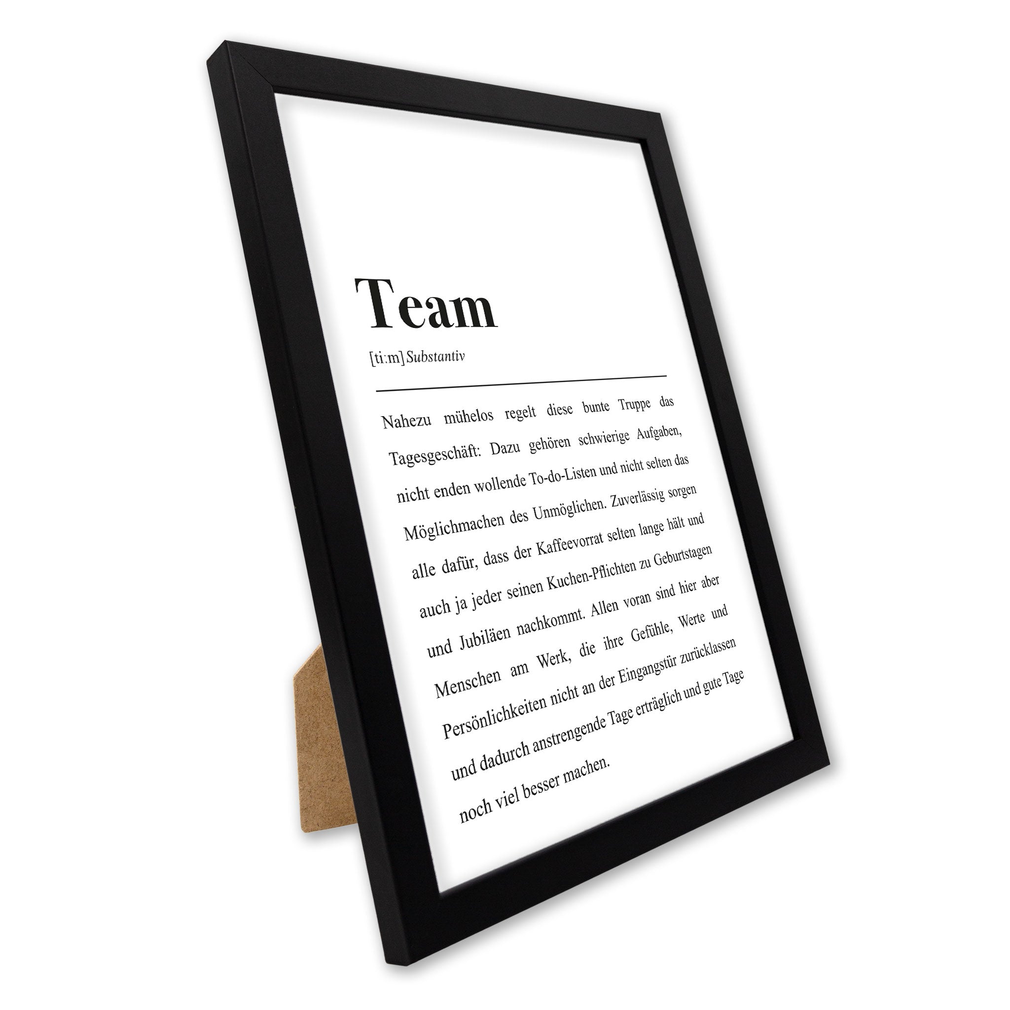 Team Definition: DIN A4 Poster