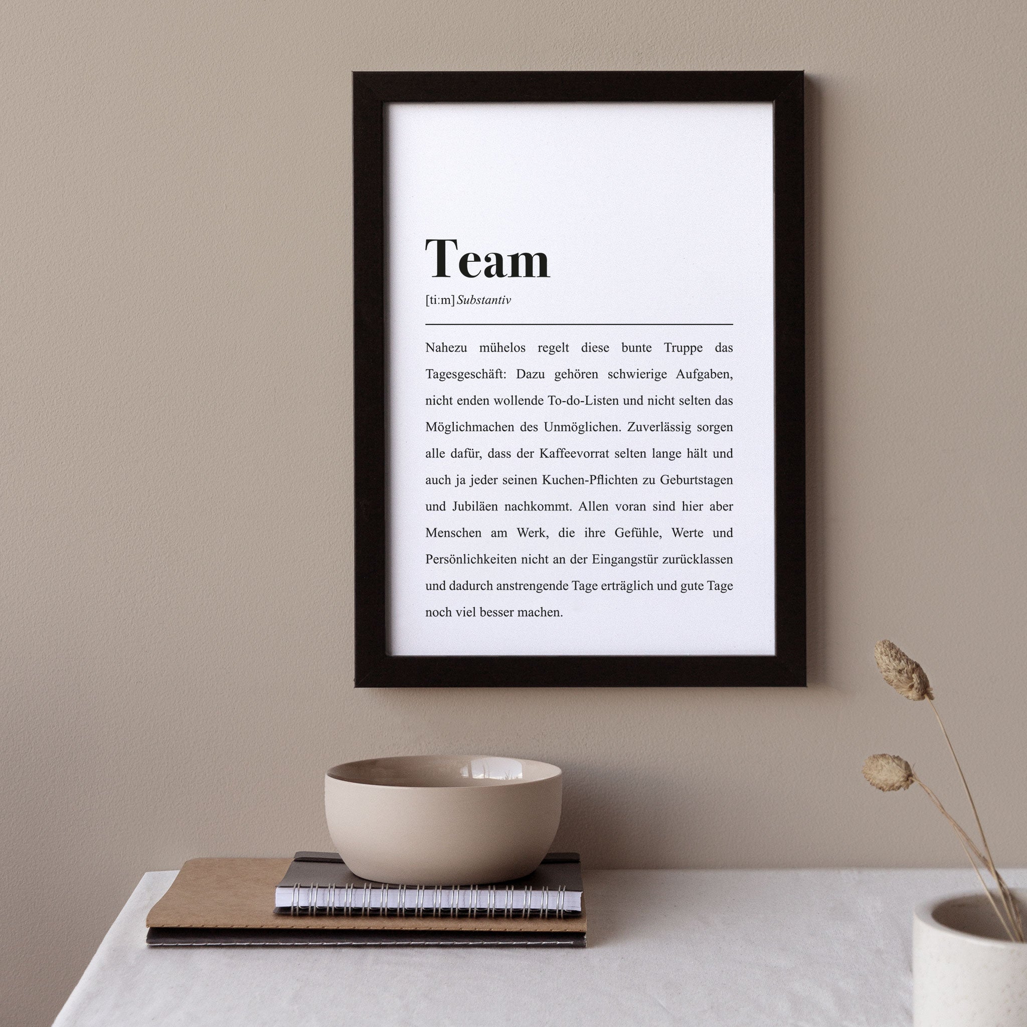 Team Definition: DIN A4 Poster