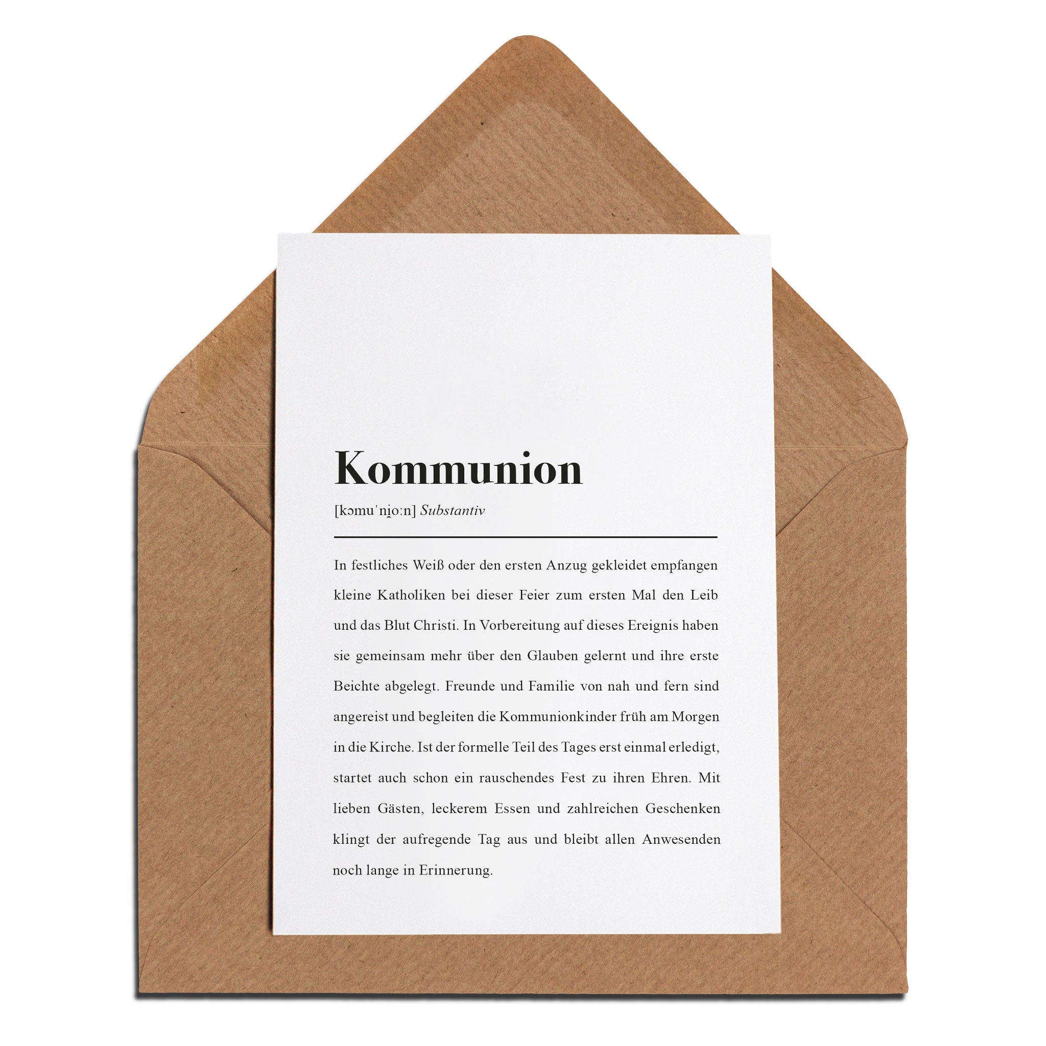 Inspiration: Geldgeschenk zur Kommion