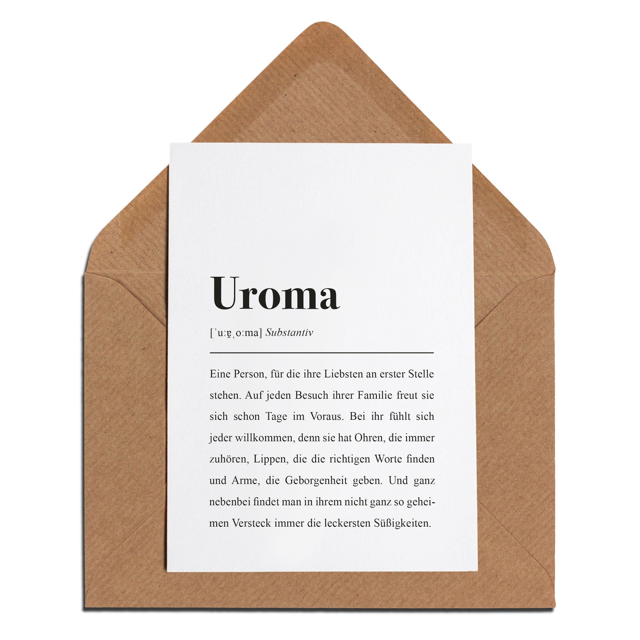 Ein Geburtstagsgeschenk für die beste Ur Oma