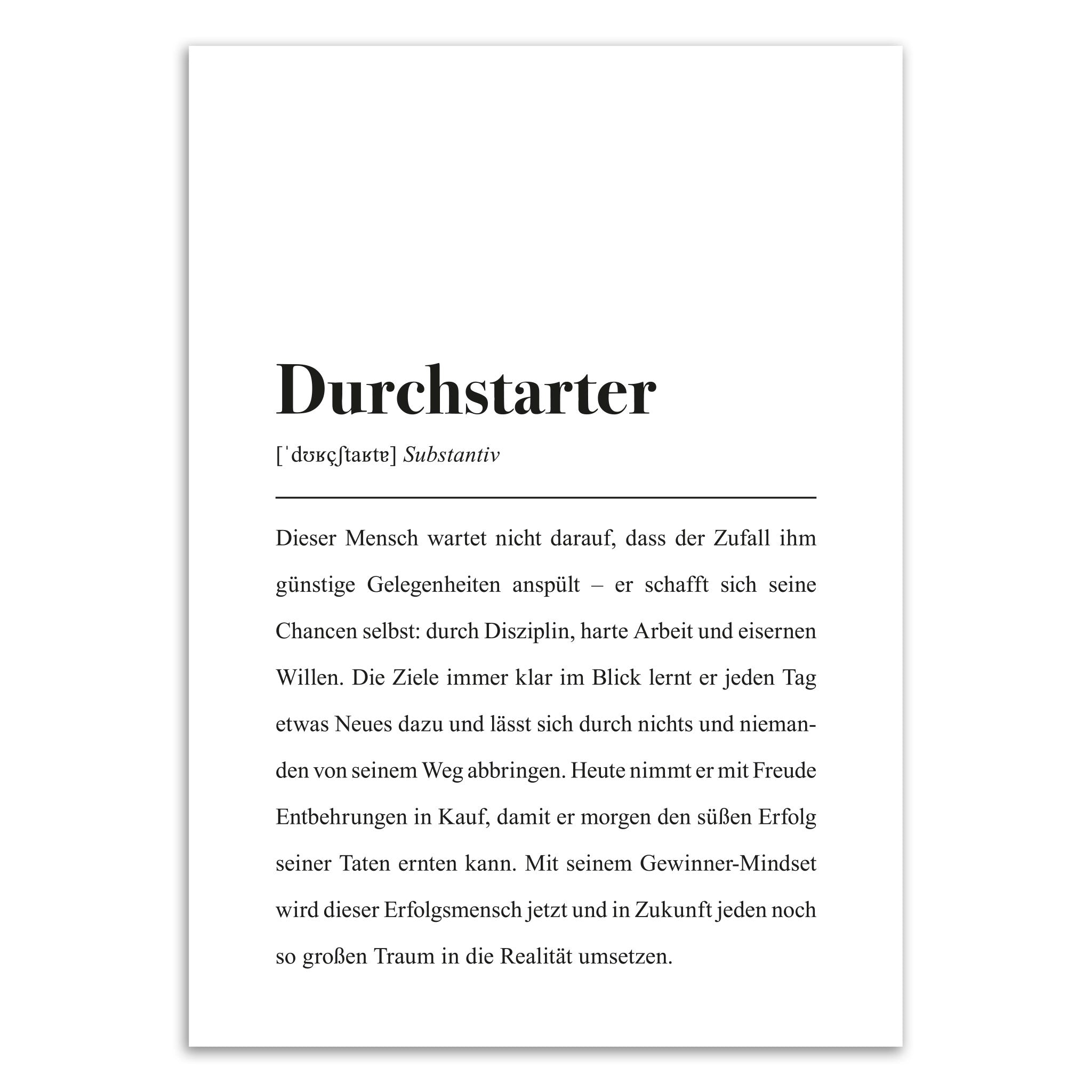 Motivationsspruch für Mindset als Bild