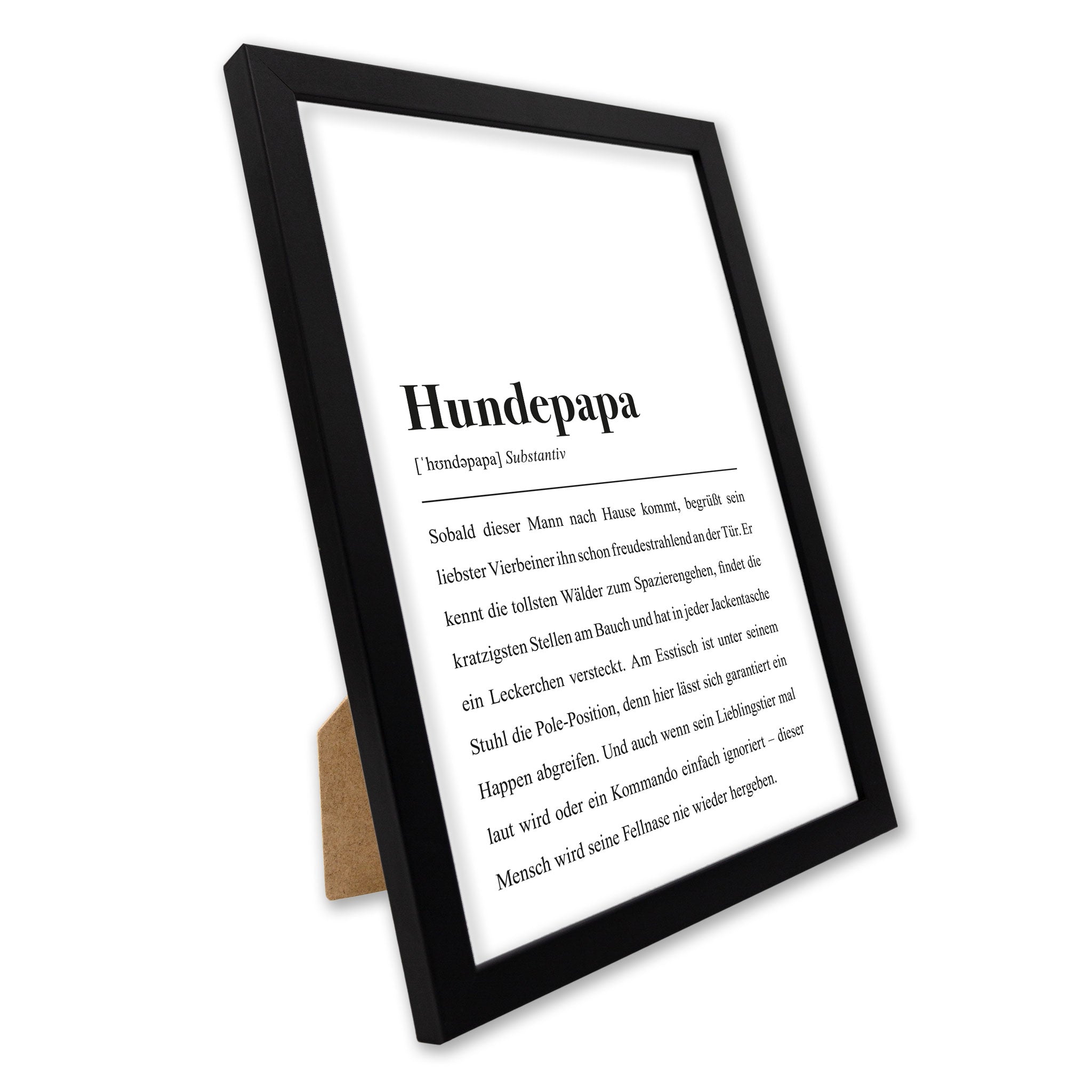 Hundepapa Definition Poster von aemmi