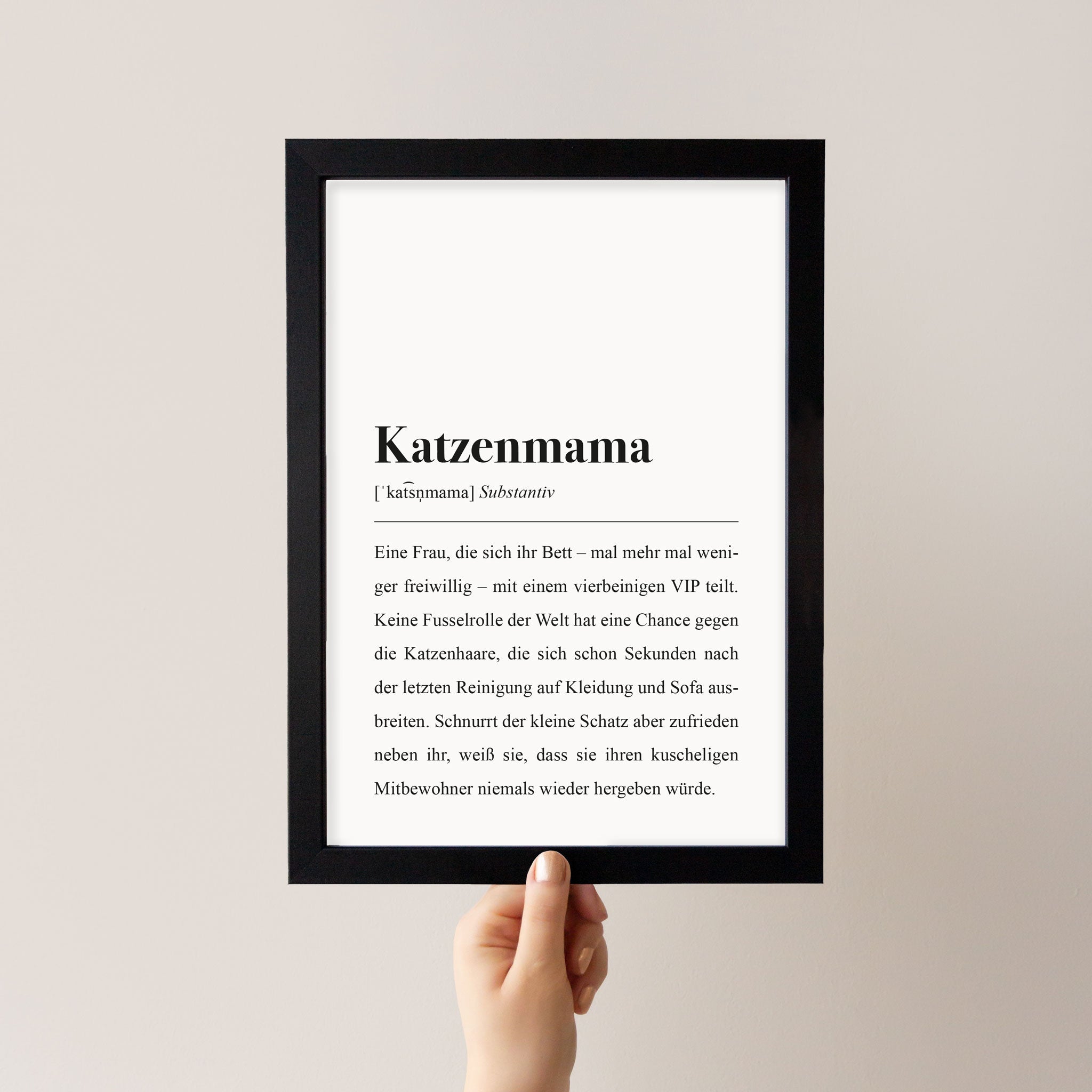 Katzenbesitzer lieben diesen Spruch