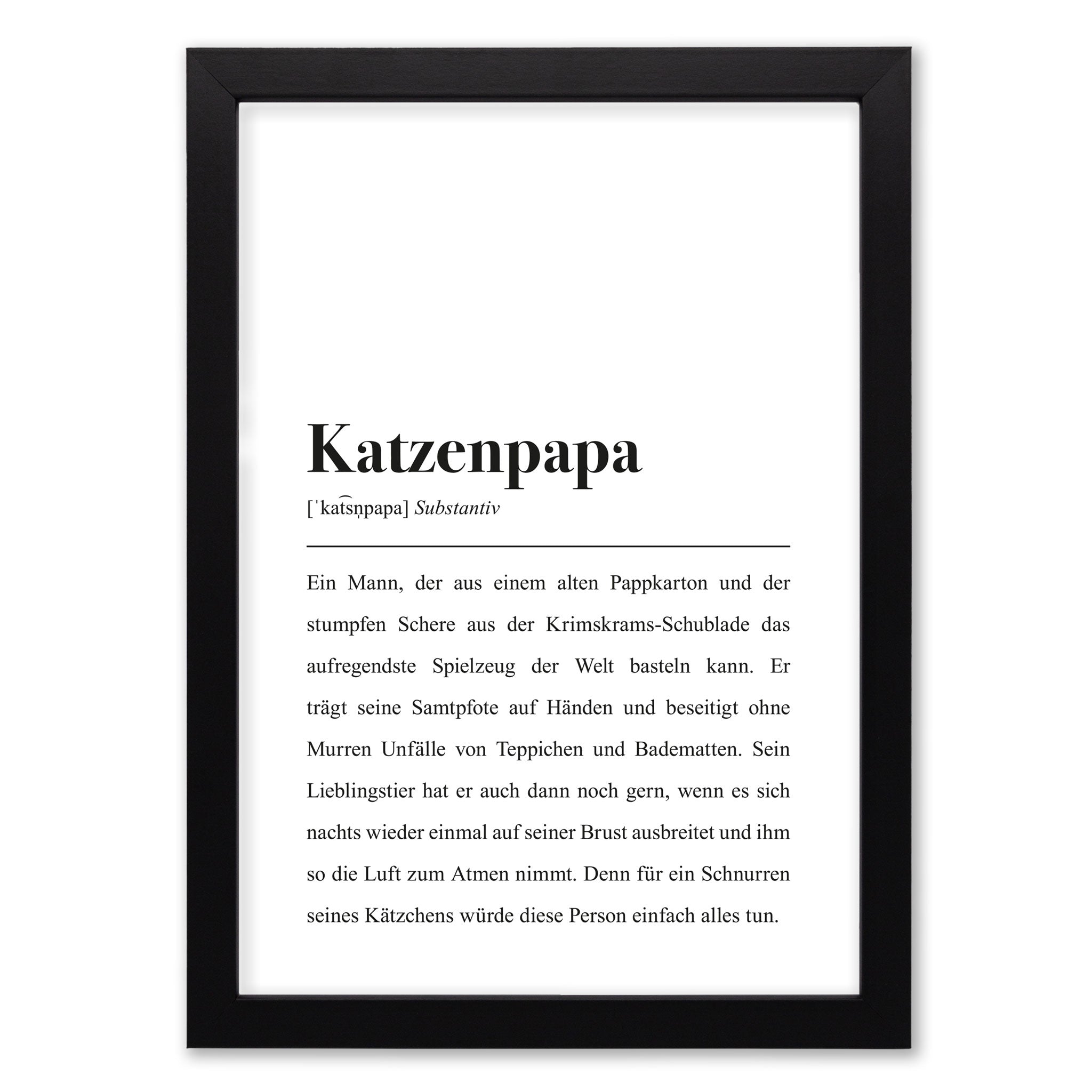 Katzenpapa Definition von aemmi