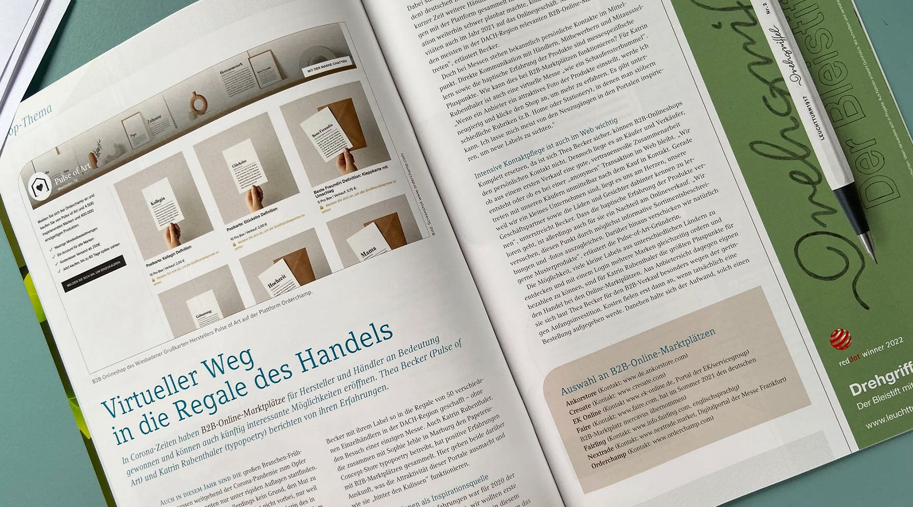 Virtueller Weg in die Regale des Handels: Interview im CUTES-Magazin Ausgabe 2/2022