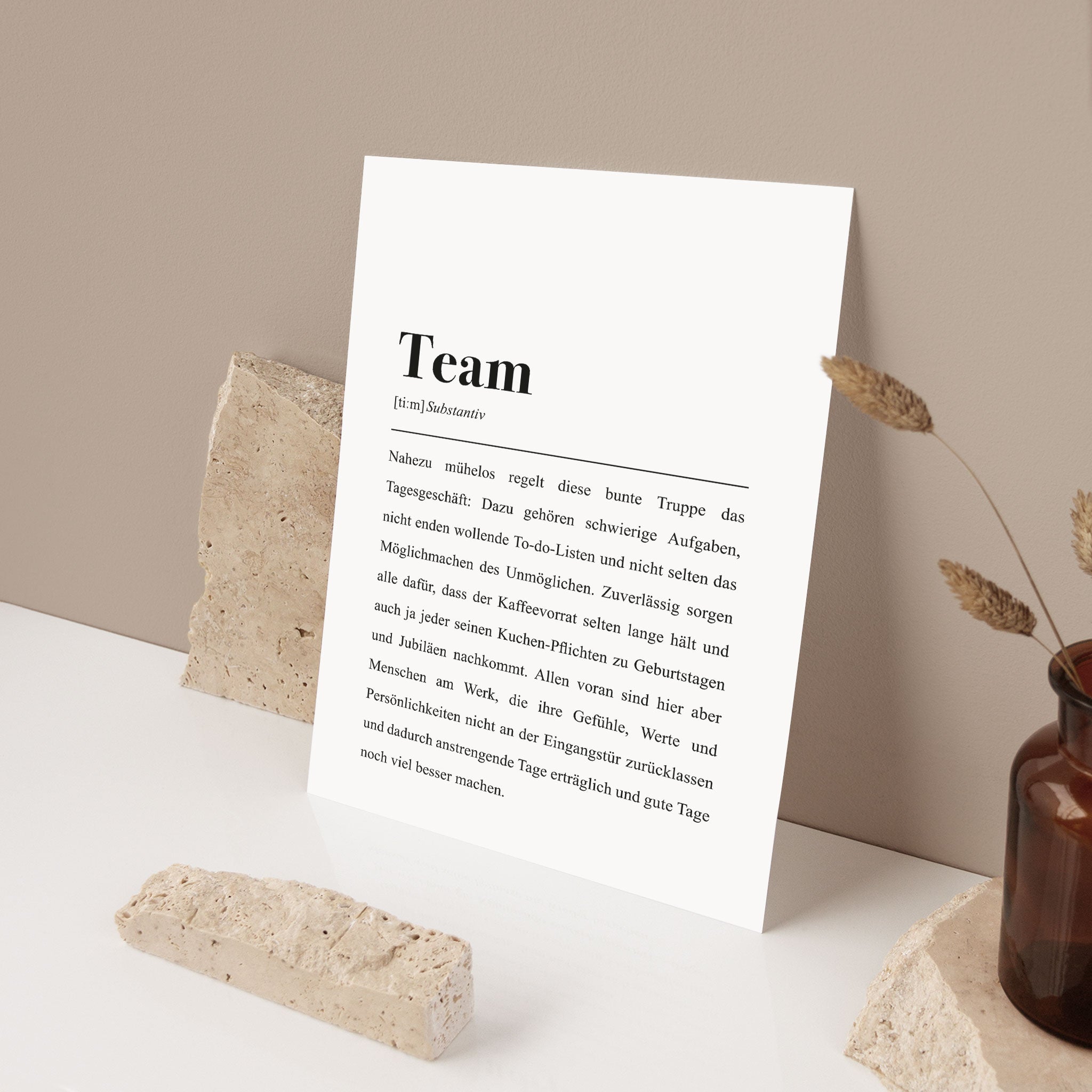 Team Definition: DIN A4 Poster