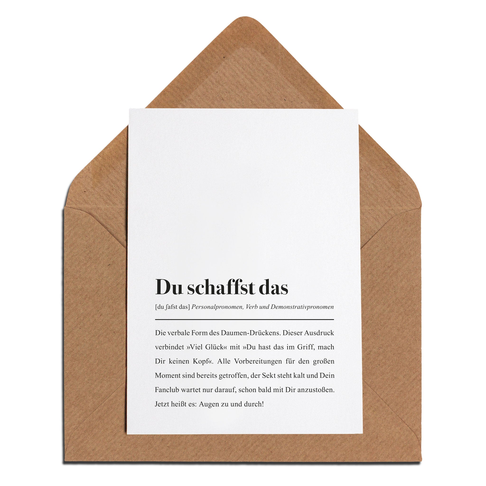 Kopf hoch Spruch, denn alles wird gut
