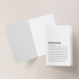 Gratulation an die Eltern zum Hochzeitstag. Mit dieser besonders edlen Klappkarte!