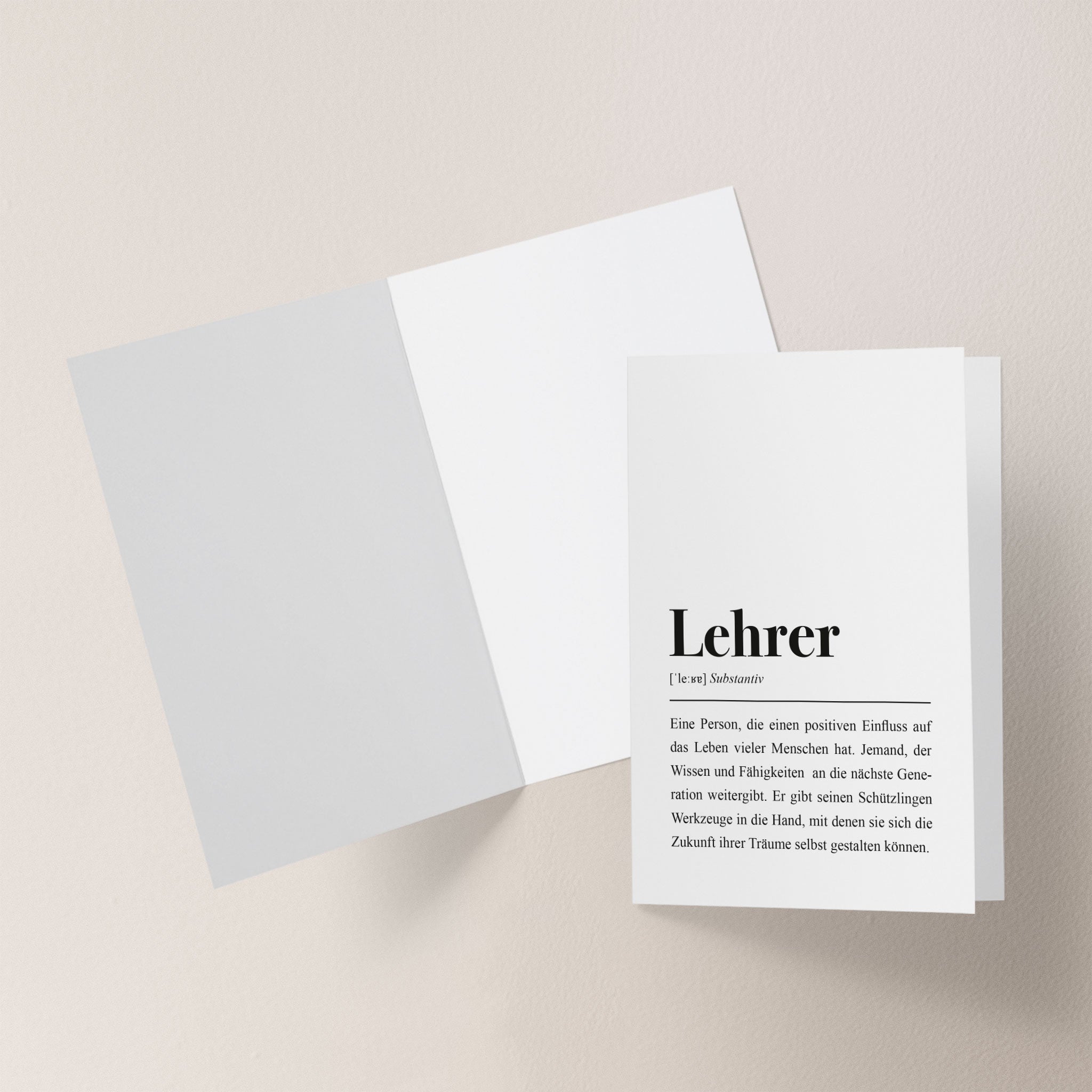 Tschüss und alle Gute für den Ruhestand: Karte für Lehrer, die in Rente gehen.
