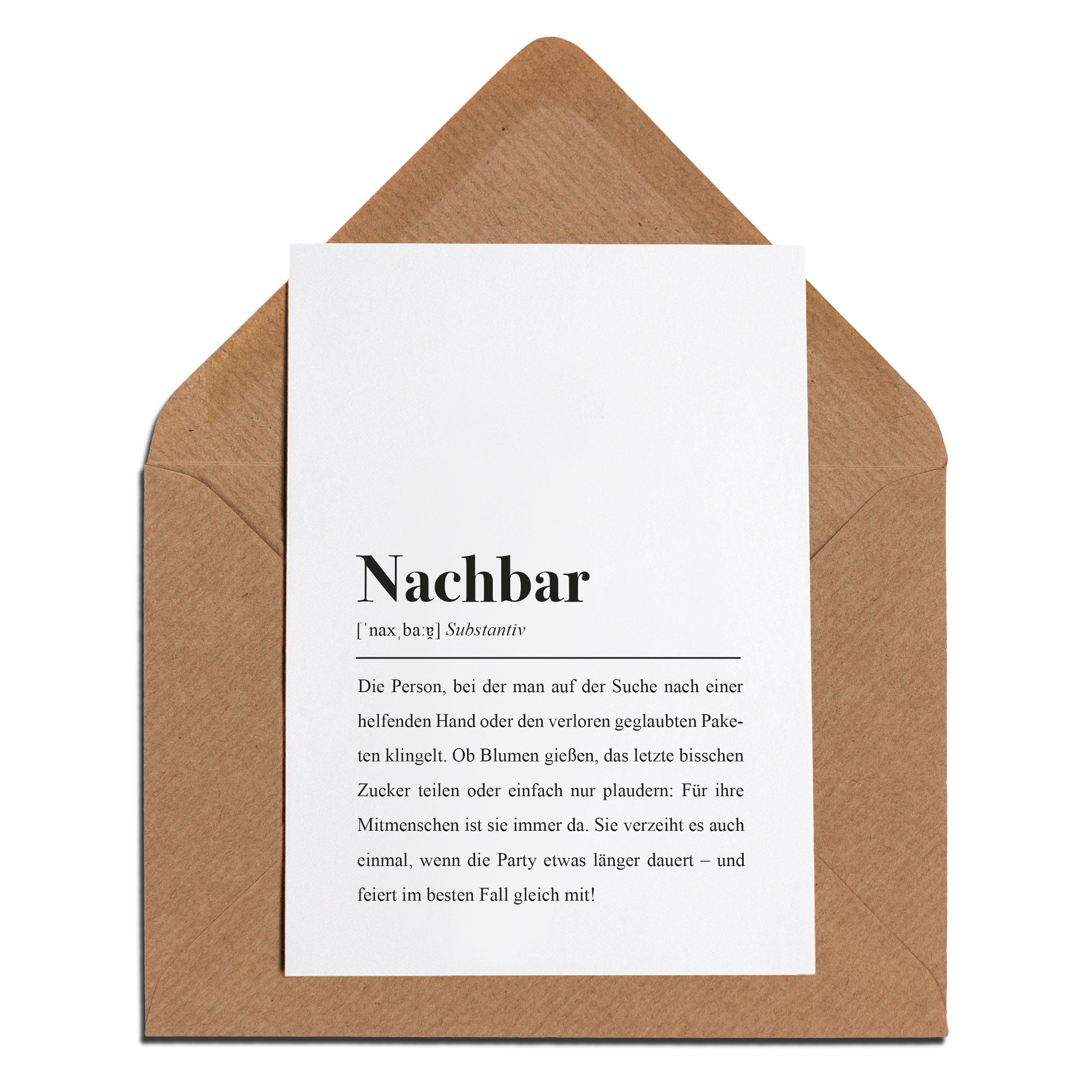 Kleine Geschenkidee zum Richtfest: Unsere Postkarte.