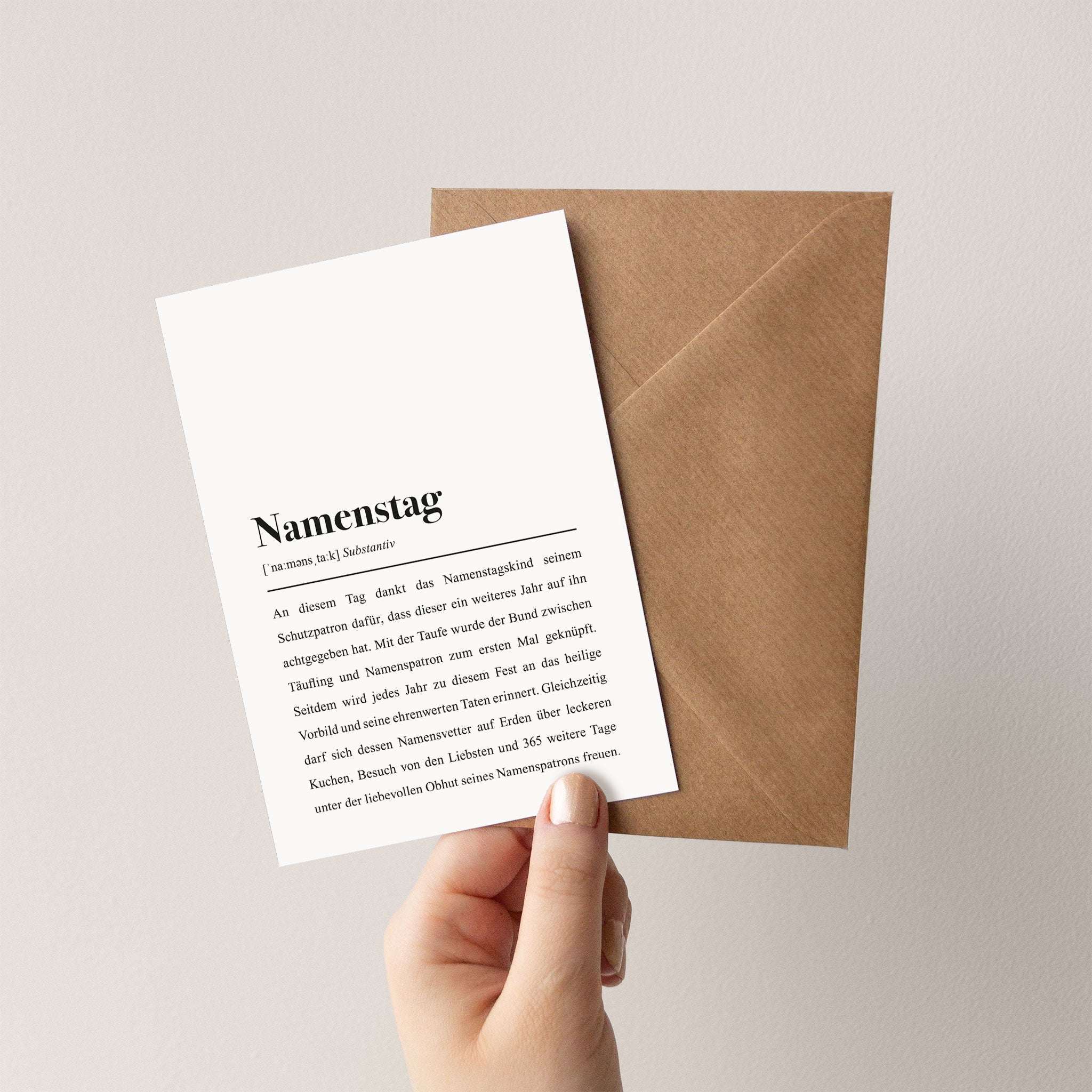 Ein schönes Geschenk zum Namenstag: Unsere katholischen Grüße!