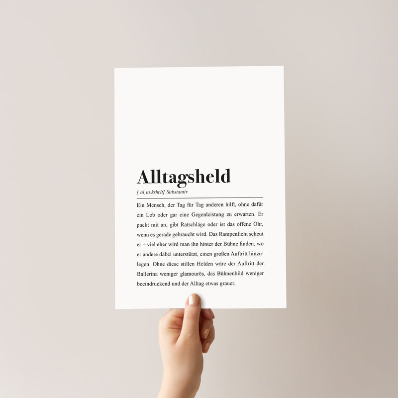 Dankeschön, du bist ein Held: Geschenkidee