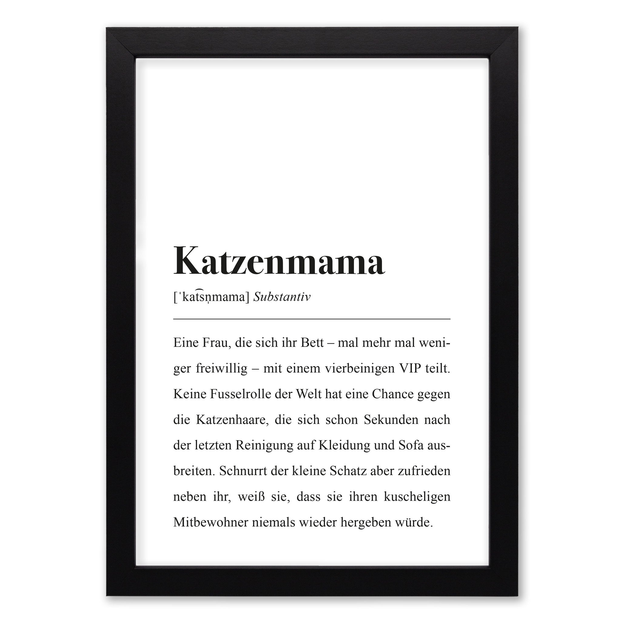 Muttertagsgeschenk Katzenmama