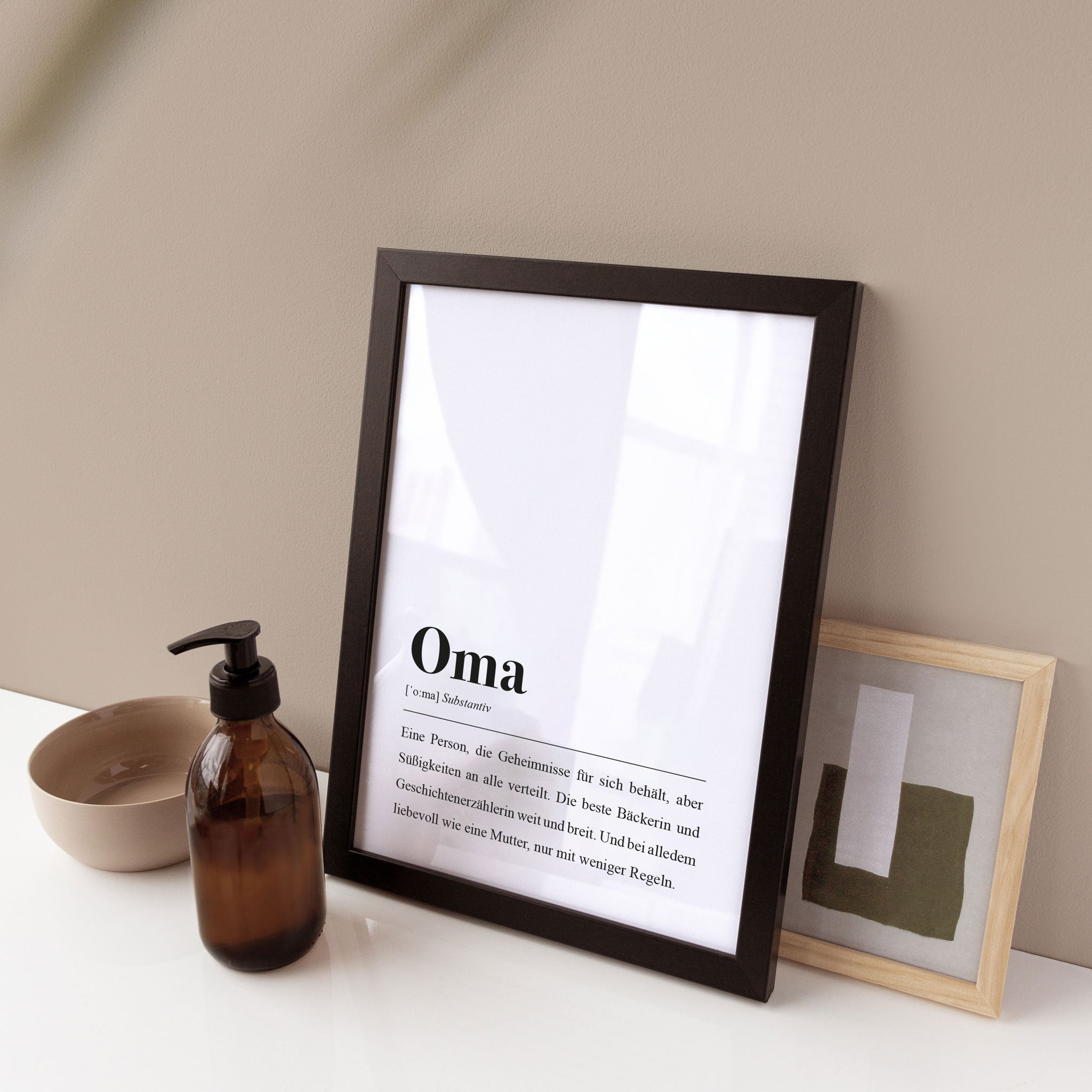 Definition Poster "Oma" von aemmi