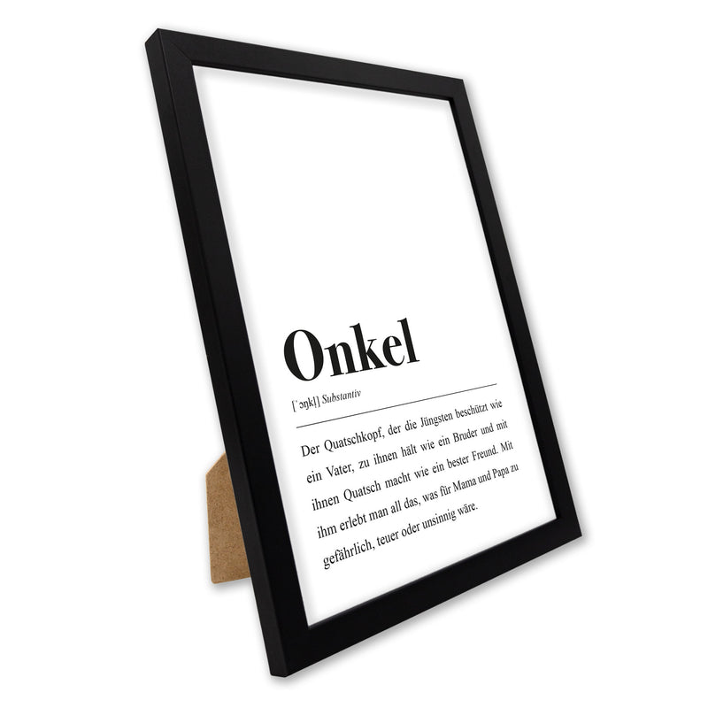 Onkel Definition Poster von aemmi