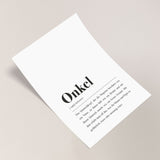 Hallo Onkel: Baby ankündigen mit diesem Text