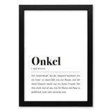 Onkel Definition Poster von aemmi