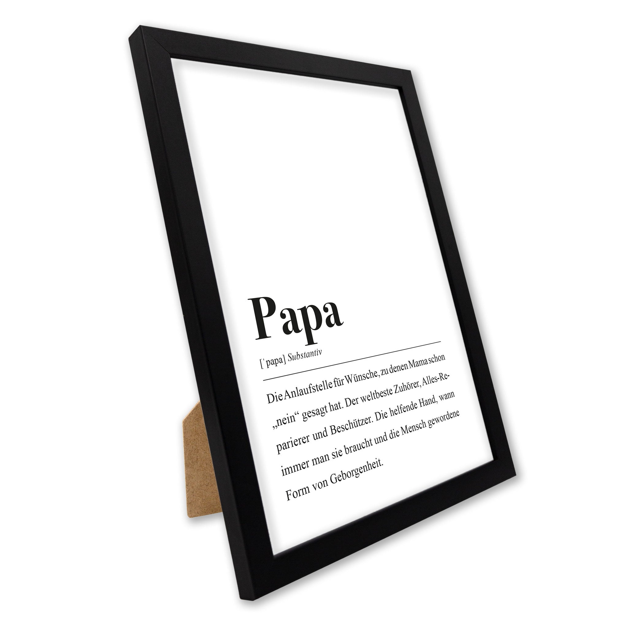 Papa Definition Plakat