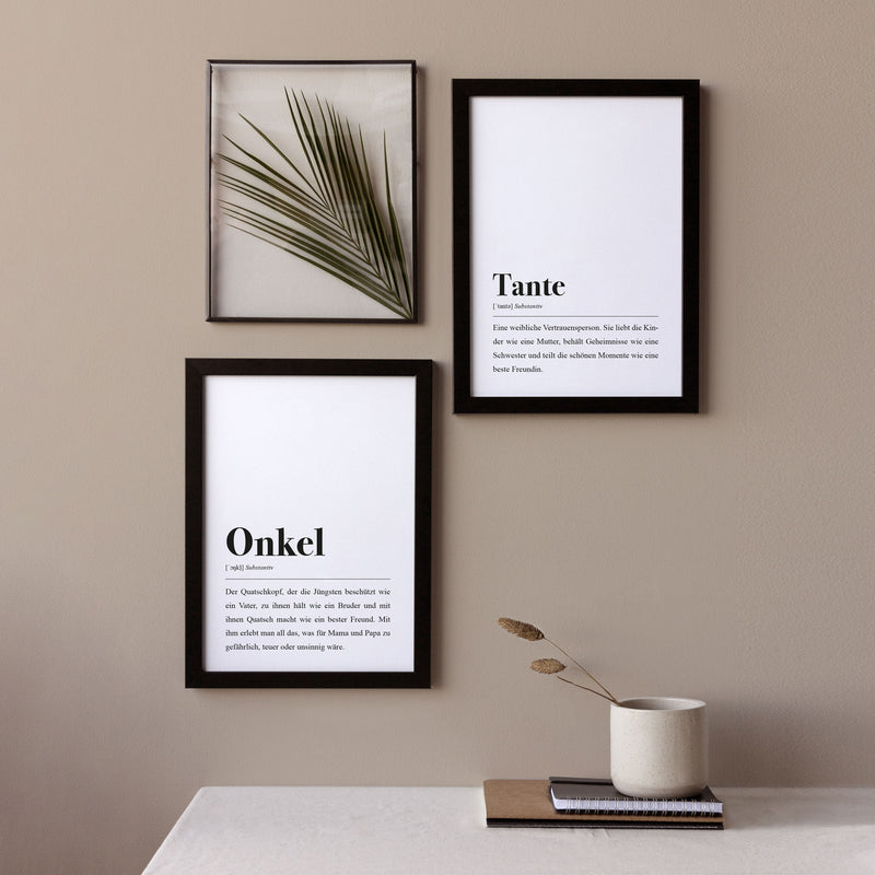 Onkel und Tante Definition Poster von aemmi