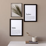 Tochter Definition: Plakat von aemmi