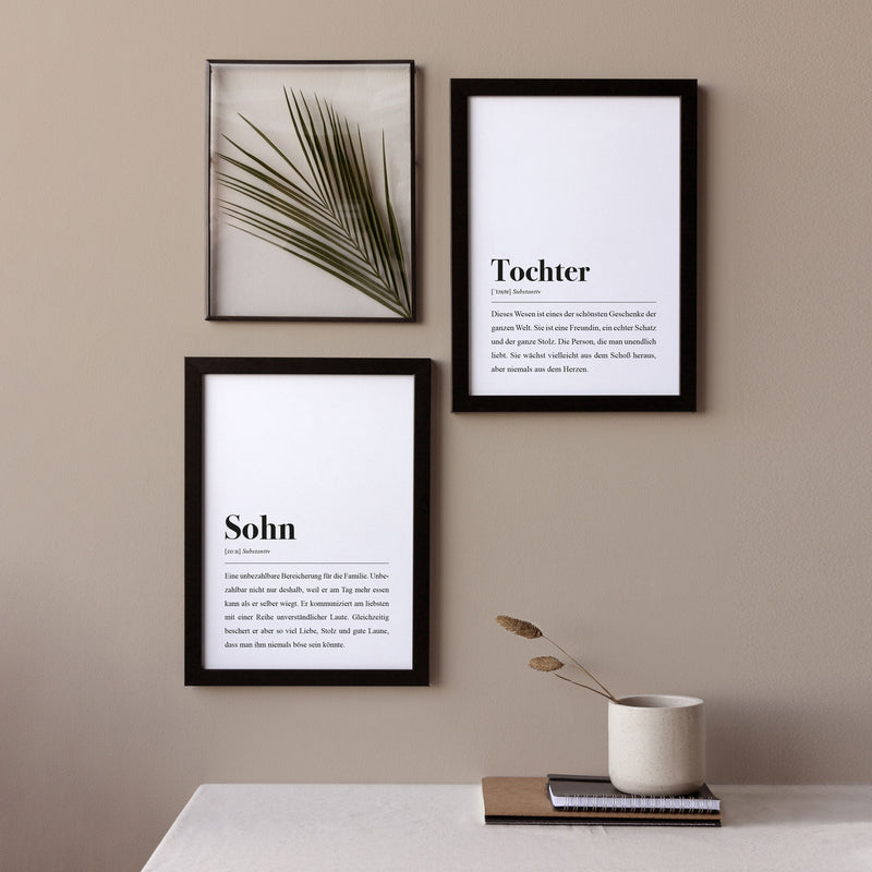Tochter Definition: Plakat von aemmi