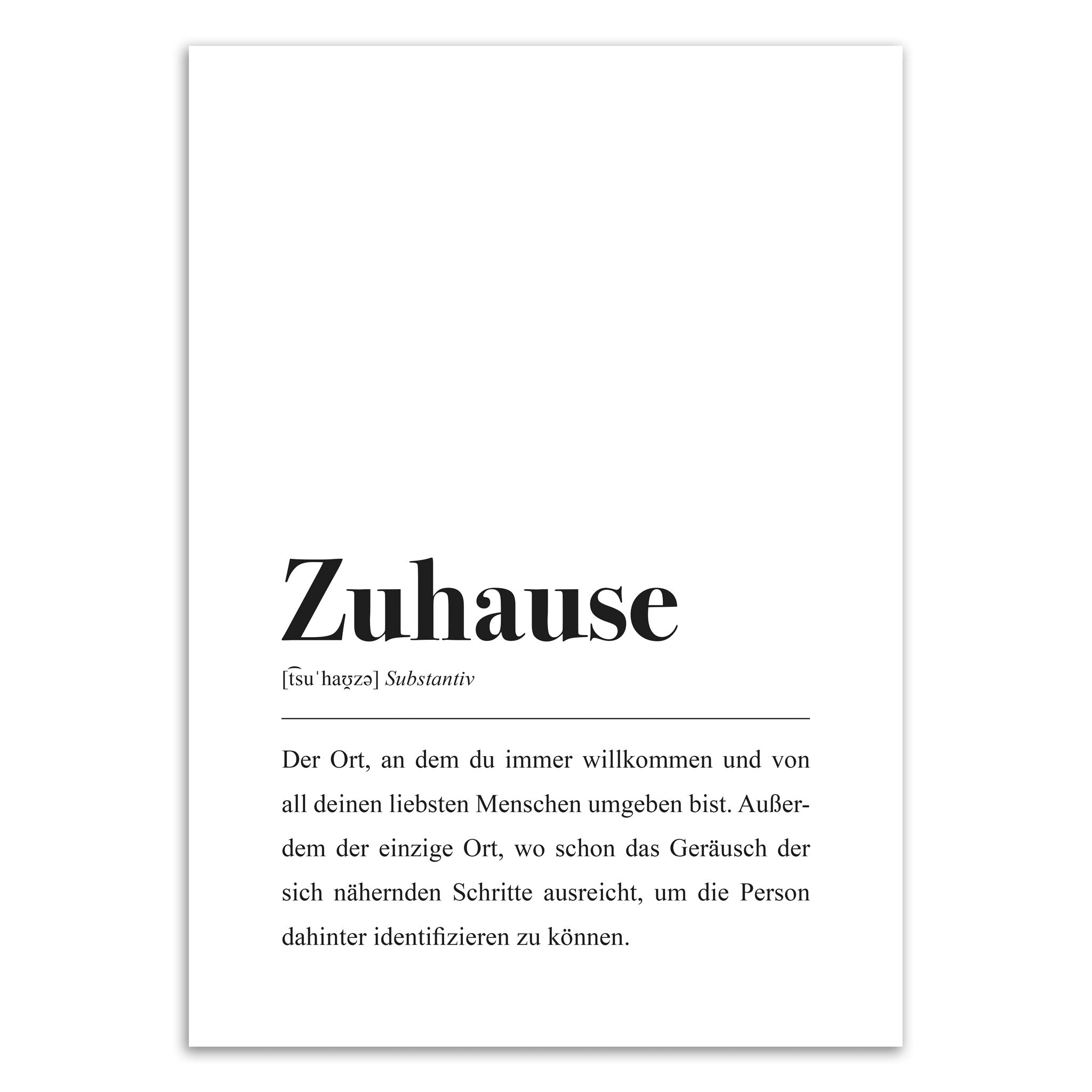 Moderne Wanddeko im Skandi-Stil: Text mit Umzug Synonym