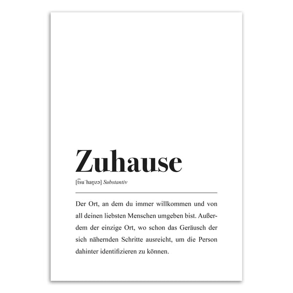 Moderne Wanddeko im Skandi-Stil: Text mit Umzug Synonym